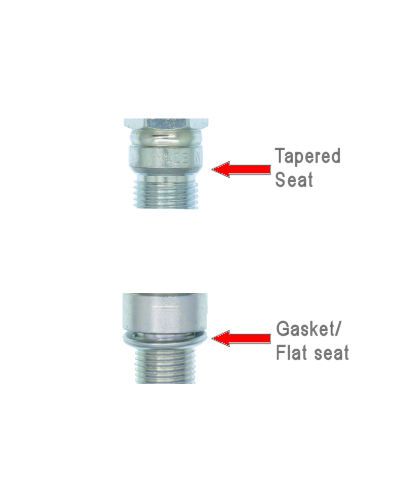 Spark Plug Gasket and Tapered Seat