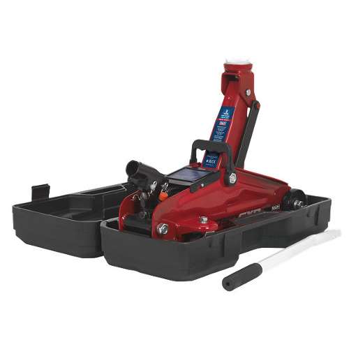 Trolley Jack 2 Tonne Short Chassis with Storage Case