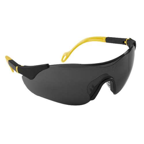 Sports Style Shaded Safety Specs with Adjustable Arms