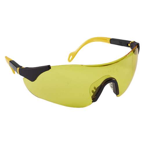 Sports Style High-Vision Safety Glasses with Adjustable Arms