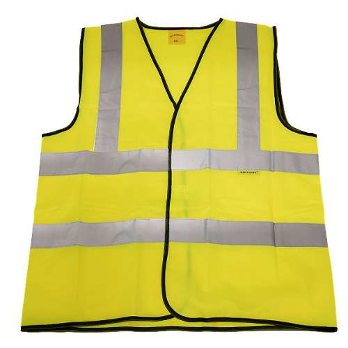 Hi-Vis Waistcoat (Site and Road Use) Yellow - XX-Large