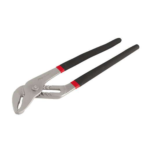 3-Piece Water Pump Pliers Set - 175mm, 250mm, 300mm, Red Handles, Max Jaw Width 44mm
