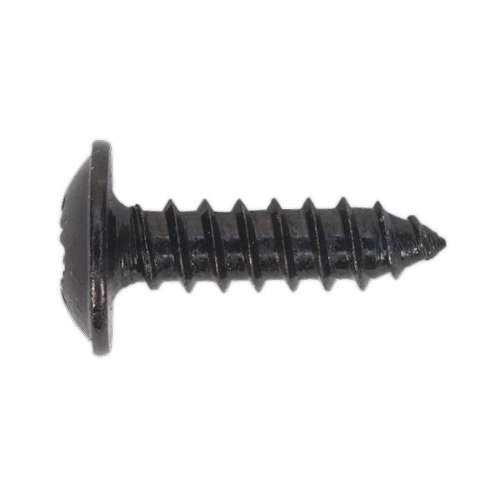 Self-Tapping Screw 3.5 x 13mm Flanged Head Black Pozi Pack of 100