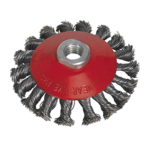 Conical Wire Brush Ø100mm M14 x 2mm