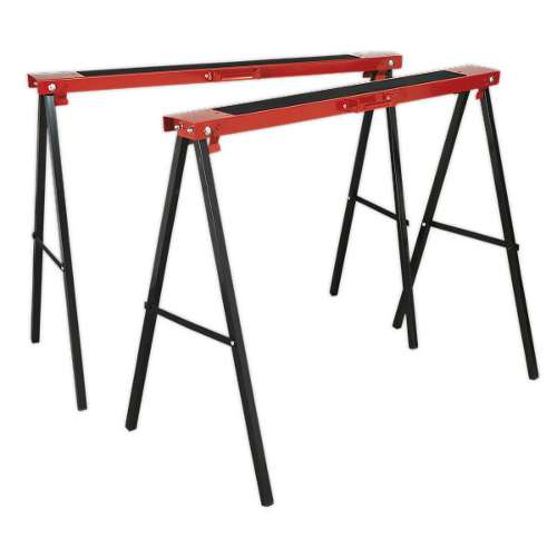 Fold Down Trestles Pair 100kg Capacity per Trestle