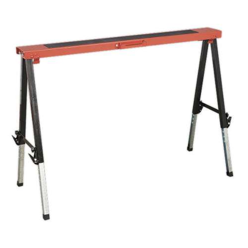 Fold Down Trestle with Adjustable Legs 150kg Capacity