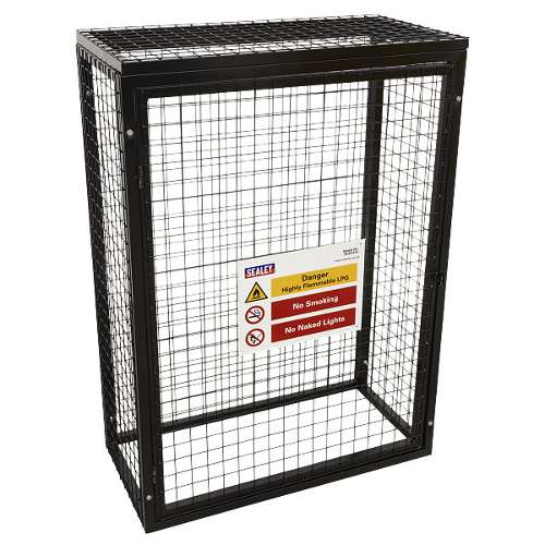 Safety Cage - 3 x 19kg Gas Cylinders