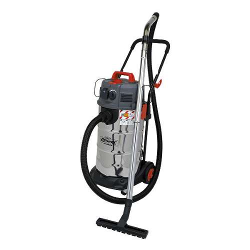 Vacuum Cleaner Industrial Dust-Free Wet/Dry 38L 1500W/230V Stainless Steel Drum M Class Filtration
