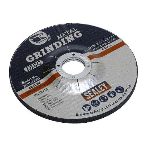 Grinding Disc Ø125 x 6mm Ø22mm Bore