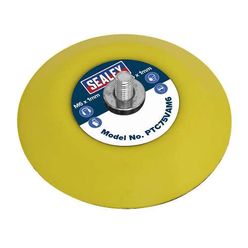 Hook-and-Loop Backing Pad Ø71mm M6 x 1mm