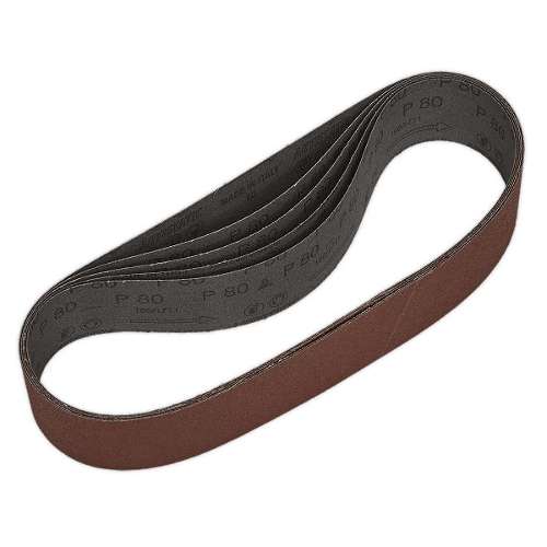 Sanding Belt 50 x 686mm 80Grit Pack of 5