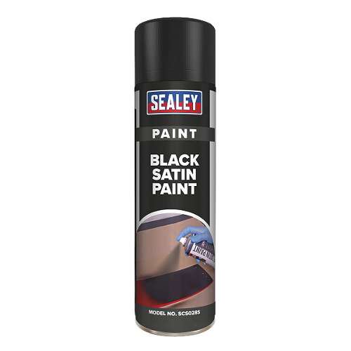 Black Satin Paint 500ml
