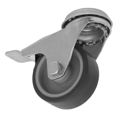Medium-Duty Thermoplastic Bolt Hole Caster Wheel with Total Lock Ø50mm - Trade