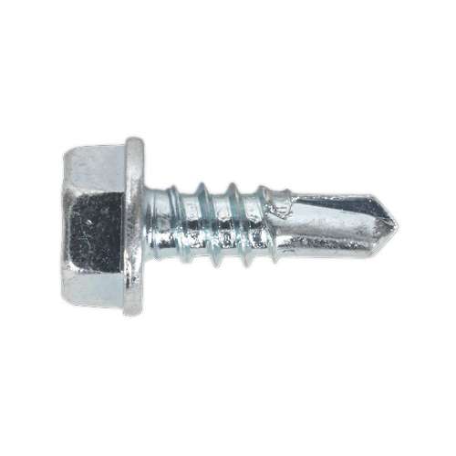 Self-Drilling Screw 4.2 x 13mm Hex Head Zinc Pack of 100