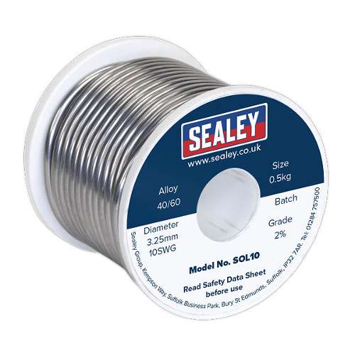 Solder Wire Quick Flow 3.25mm/10SWG 40/60 0.5kg Reel