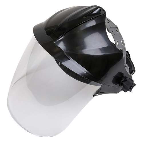 Deluxe Brow Guard with Aspherical Polycarbonate Full Face Shield