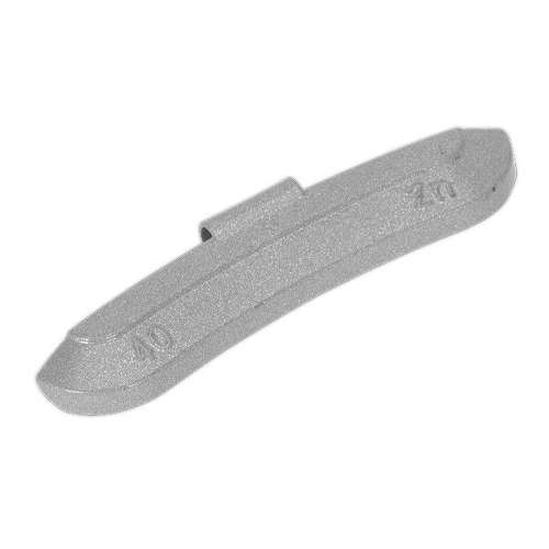 Wheel Weight 40g Hammer-On Zinc for Steel Wheels Pack of 50