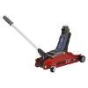 180� Handle Trolley Jack 2 Tonne Low Profile Short Chassis - Red