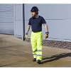 Hi-Vis Yellow Waterproof Trousers - Large