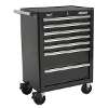 Tool Chest Combination 14 Drawer with Ball-Bearing Slides - Black & 1179pc Tool Kit