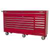 Rollcab 12 Drawer with Ball-Bearing Slides Heavy-Duty - Red