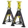 Axle Stands (Pair) 6 Tonne Capacity per Stand - Yellow