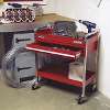 Trolley 2-Level Heavy-Duty with Lockable Drawer