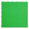 Polypropylene Floor Tile - Green Treadplate 400 x 400mm - Pack of 9