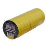 PVC Insulating Tape 19mm x 20m Yellow Pack of 10