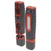 Rechargeable 360� Inspection Light 15W & 3W SMD LED Red 2 x Lithium-ion