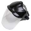 Deluxe Brow Guard with Aspherical Polycarbonate Full Face Shield