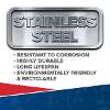 Stainless Steel 240mm Venetian Trowel - Rubber Handle